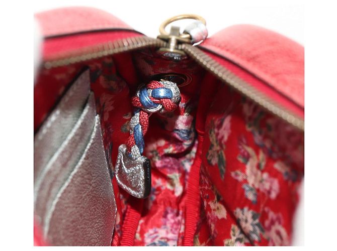 Borsa a Spalla GUCCI Zumi in Pelle Outlet Blu Auth 154069V - vista 19