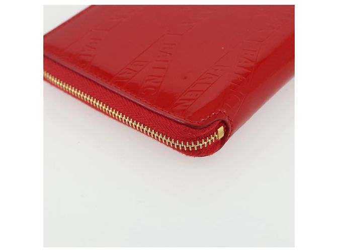 BALENCIAGA Langer Geldbeutel Emaille Rot 553884 Auth bs31472 - Ansicht 11