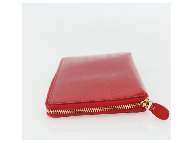 BALENCIAGA Langer Geldbeutel Emaille Rot 553884 Auth bs31472 - Ansicht 4