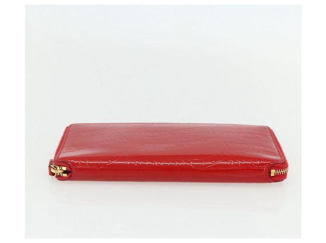 BALENCIAGA Langer Geldbeutel Emaille Rot 553884 Auth bs31472 - Ansicht 7