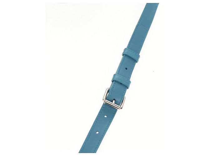 Borsa da viaggio Triangle M in pelle BALENCIAGA 2 in 1 Azzurro chiaro 476974 Auth 154084V - vista 11