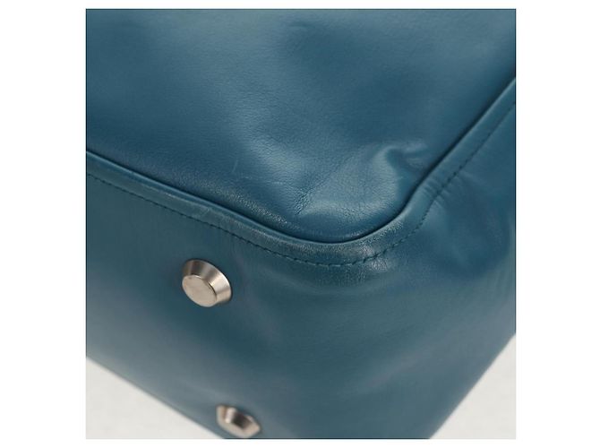 Borsa da viaggio Triangle M in pelle BALENCIAGA 2 in 1 Azzurro chiaro 476974 Auth 154084V - vista 17