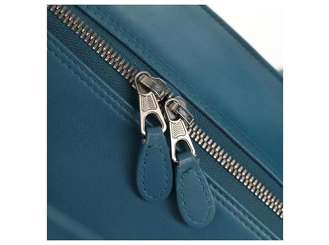 Borsa da viaggio Triangle M in pelle BALENCIAGA 2 in 1 Azzurro chiaro 476974 Auth 154084V - vista 19