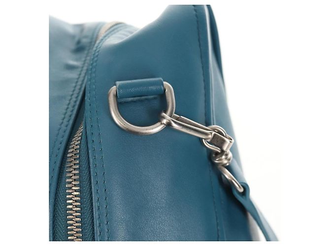 Borsa da viaggio Triangle M in pelle BALENCIAGA 2 in 1 Azzurro chiaro 476974 Auth 154084V - vista 20