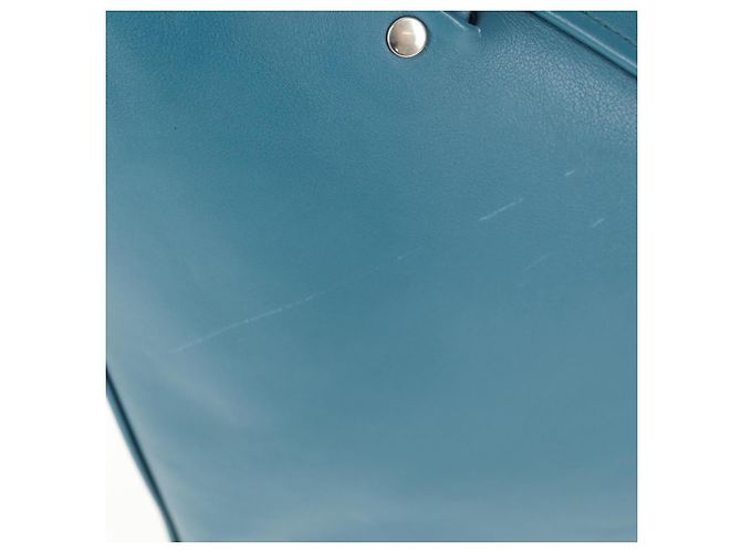 Borsa da viaggio Triangle M in pelle BALENCIAGA 2 in 1 Azzurro chiaro 476974 Auth 154084V - vista 5