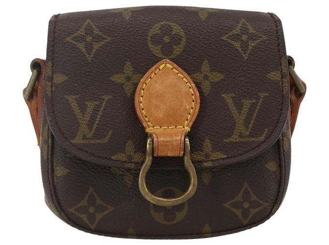 LOUIS VUITTON Borsa Monogram Bebe Monogram Saint Cloud M51245 LV Auth BA8103 Monogramma - vista 13