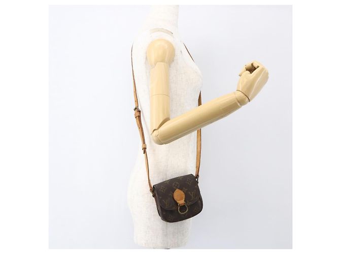 LOUIS VUITTON Borsa Monogram Bebe Monogram Saint Cloud M51245 LV Auth BA8103 Monogramma - vista 22