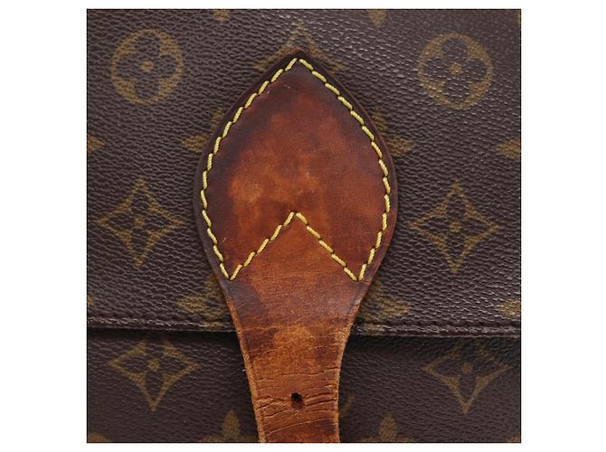 LOUIS VUITTON Borsa a Spalla Monogram Cartouchiere MM M51253 LV Auth BA8476 Monogramma - vista 19
