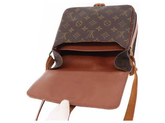 LOUIS VUITTON Borsa a Spalla Monogram Cartouchiere MM M51253 LV Auth BA8476 Monogramma - vista 20