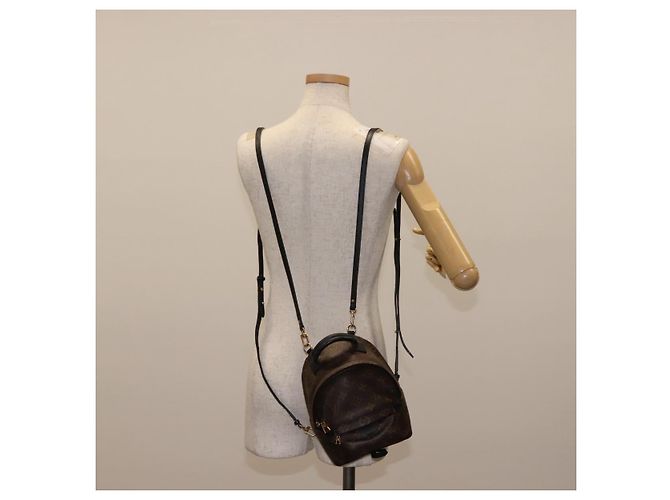 LOUIS VUITTON Monogram Palm Springs MINI Rucksack M44873 LV Auth 147442 Monogramm - Ansicht 24