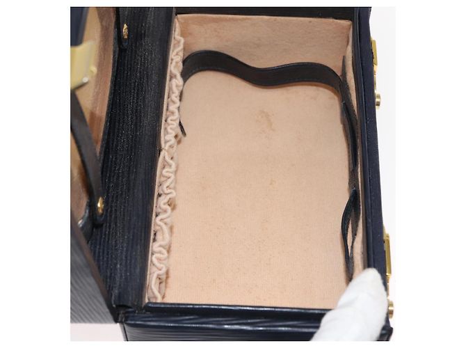 Pequin Borsa a mano in tela Pecan FENDI PVC blu navy oro Auth 146482 D'oro - vista 11