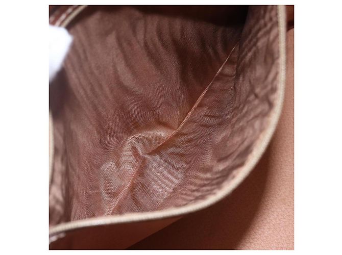 Céline Borsa a mano in tela Macadam CELINE in pelle PVC marrone e oro Auth ki6124 D'oro - vista 11