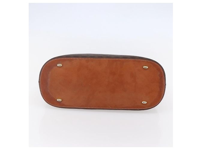Céline Borsa a mano in tela Macadam CELINE in pelle PVC marrone e oro Auth ki6124 D'oro - vista 5