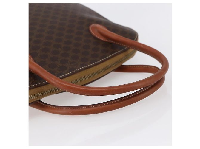 Céline Borsa a mano in tela Macadam CELINE in pelle PVC marrone e oro Auth ki6124 D'oro - vista 7