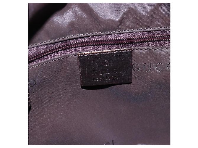Borsa a Spalla GUCCI Nylon Khaki Argento 001 1955 Auth 148272 Cachi - vista 17