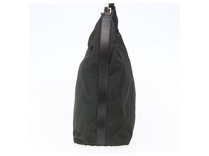 Borsa a Spalla GUCCI Nylon Khaki Argento 001 1955 Auth 148272 Cachi - vista 3