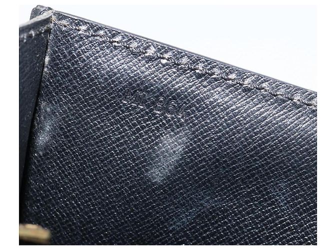 LOUIS VUITTON Epi Serie Dragonne Clutch Bag Nero M52612 LV Auth ep11370 - vista 12