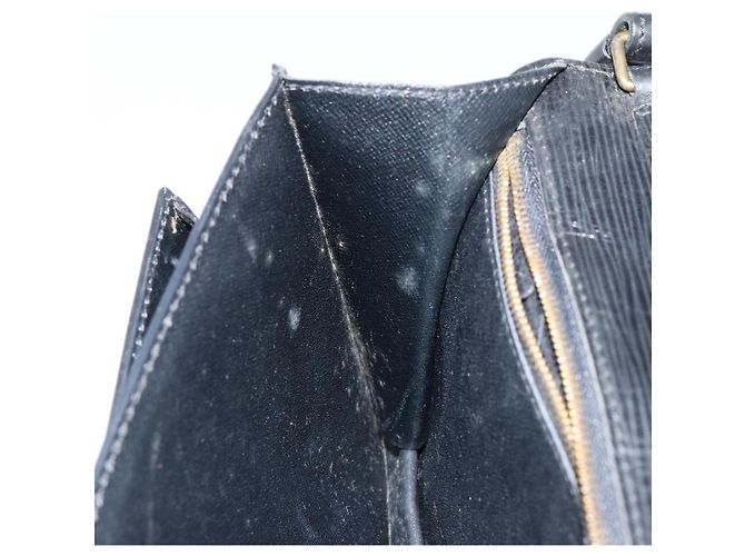 LOUIS VUITTON Epi Serie Dragonne Clutch Bag Nero M52612 LV Auth ep11370 - vista 20