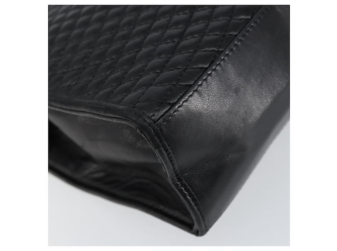 BALLY Borsa a Mano in Pelle Nera e Oro Auth BA7023 Nero D'oro - vista 17