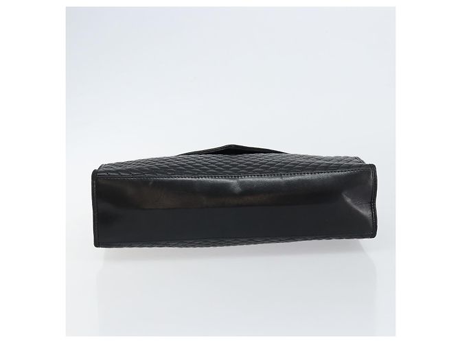 BALLY Borsa a Mano in Pelle Nera e Oro Auth BA7023 Nero D'oro - vista 5