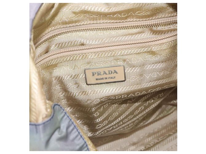 Borsa Tote PRADA Nylon 2way Viola Arancione Auth ki5999 Porpora - vista 20