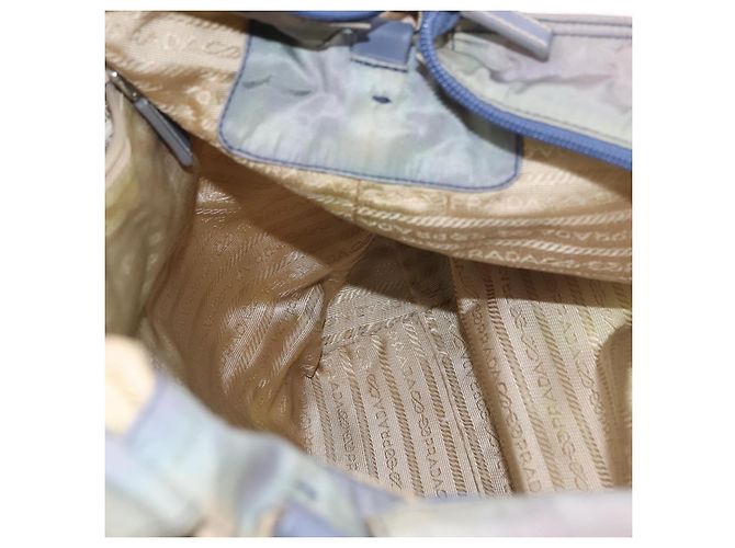 Borsa Tote PRADA Nylon 2way Viola Arancione Auth ki5999 Porpora - vista 21