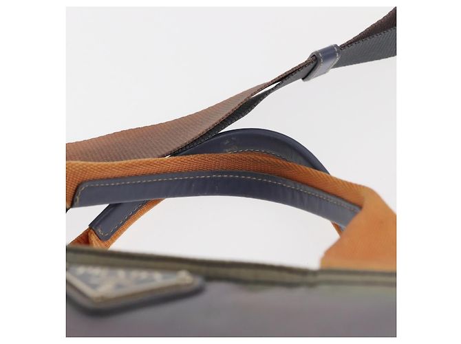 Borsa Tote PRADA Nylon 2way Viola Arancione Auth ki5999 Porpora - vista 8