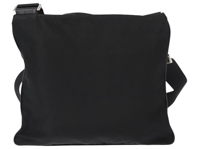 Borsa a Spalla PRADA in Nylon Nero Auth ep11334 - vista 2