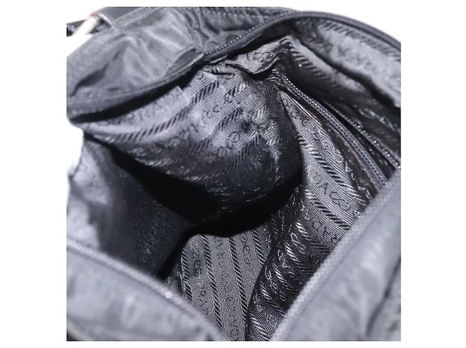 Borsa a Spalla PRADA in Nylon Nero Auth ep11334 - vista 20
