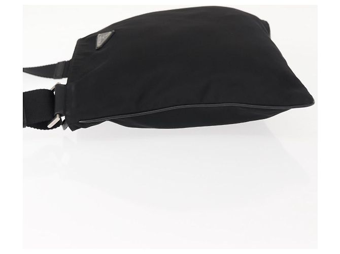Borsa a Spalla PRADA in Nylon Nero Auth ep11334 - vista 4