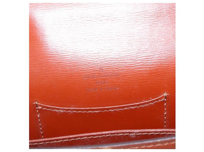 LOUIS VUITTON Bolso de Hombro Epi Prebourg Marrón M52563 LV Auth 157057 Castaño - vista 10