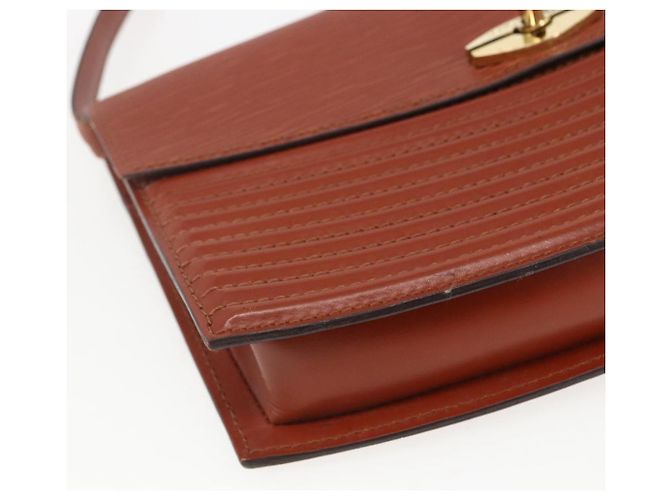 LOUIS VUITTON Bolso de Hombro Epi Prebourg Marrón M52563 LV Auth 157057 Castaño - vista 14