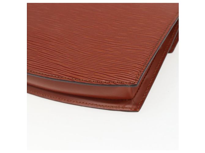 LOUIS VUITTON Bolso de Hombro Epi Prebourg Marrón M52563 LV Auth 157057 Castaño - vista 15