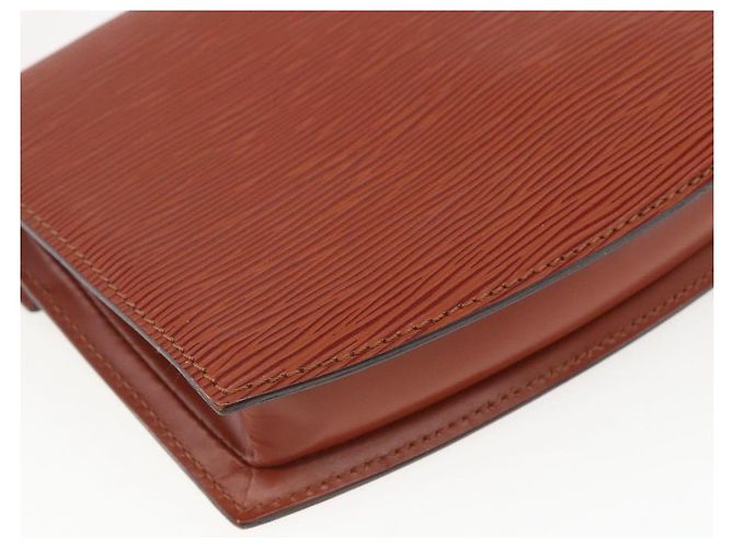 LOUIS VUITTON Bolso de Hombro Epi Prebourg Marrón M52563 LV Auth 157057 Castaño - vista 16