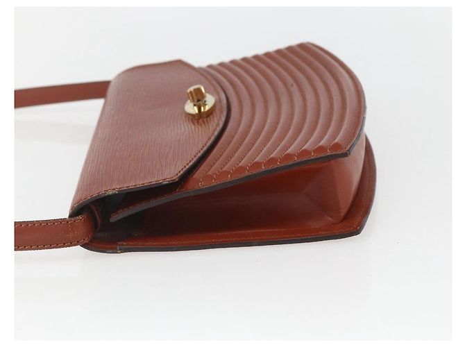 LOUIS VUITTON Bolso de Hombro Epi Prebourg Marrón M52563 LV Auth 157057 Castaño - vista 3