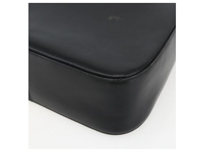 Gancini Schultertasche aus Leder Schwarz Gold Salvatore Ferragamo Auth 156984 Golden - Ansicht 15