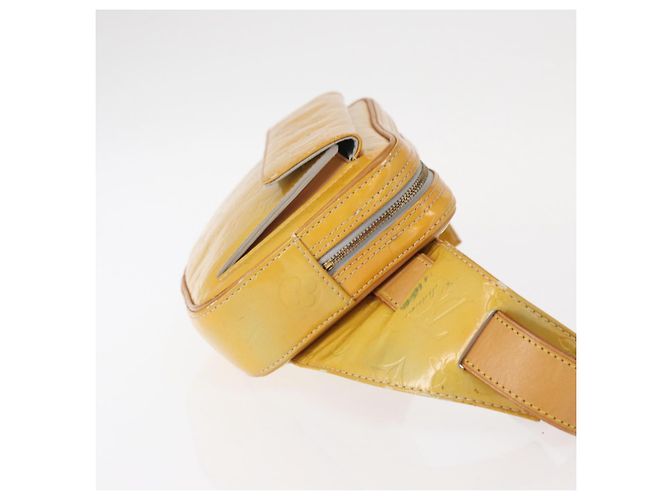 LOUIS VUITTON Marsupio Monogram Vernis Fulton Grigio M91041 LV Auth 157185 - vista 3