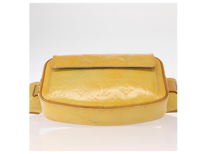 LOUIS VUITTON Marsupio Monogram Vernis Fulton Grigio M91041 LV Auth 157185 - vista 5