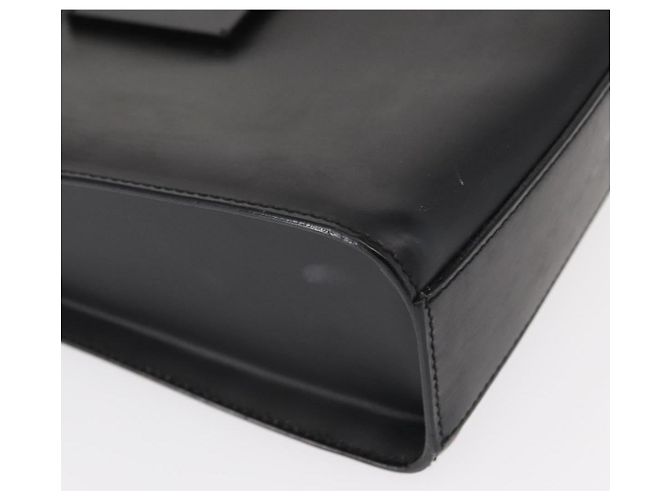 Borsa a Spalla in Pelle Nera e Argento GUCCI 001 3065 Auth ka767 Nero - vista 14