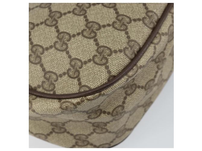 Borsa Sherry Line GG Supreme Web di GUCCI in PVC beige e oro 89 02 032 Auth 156159 D'oro - vista 16