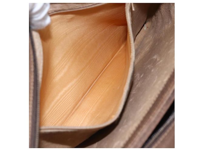 Borsa Gucci GG Supreme Web Sherry Line PVC Beige Oro 904 02 013 Auth ki6187 D'oro - vista 22