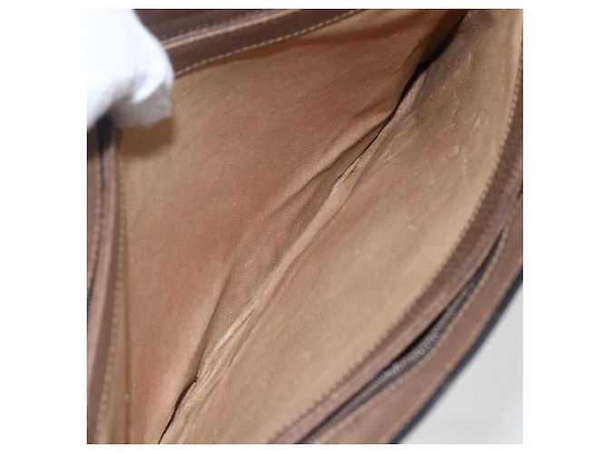 Borsa Gucci GG Supreme Web Sherry Line PVC Beige Oro 904 02 013 Auth ki6187 D'oro - vista 23