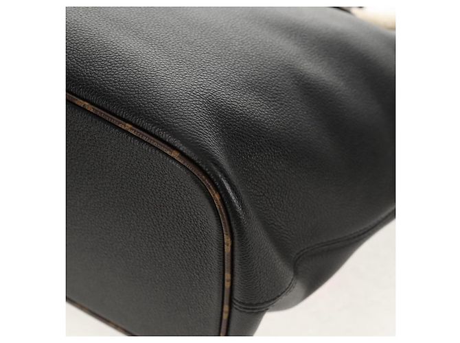 LOUIS VUITTON Borsa Tote Neverfull MM Monogram Teddy Nera M56960 LV Auth fm4970SM Nero Monogramma - vista 17