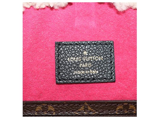 LOUIS VUITTON Borsa Tote Neverfull MM Monogram Teddy Nera M56960 LV Auth fm4970SM Nero Monogramma - vista 30