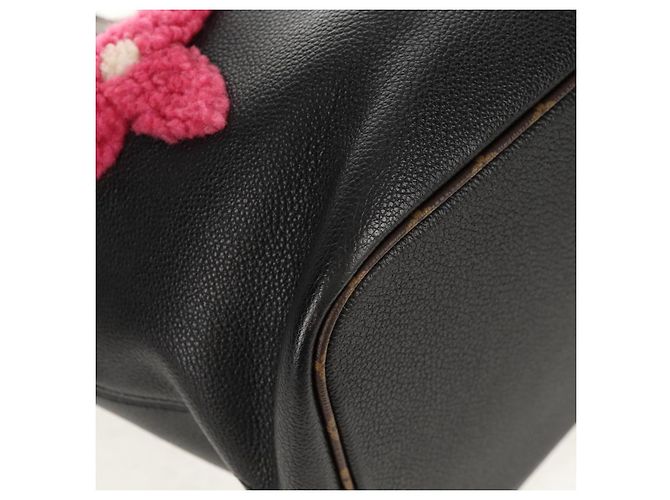 LOUIS VUITTON Borsa Tote Neverfull MM Monogram Teddy Nera M56960 LV Auth fm4970SM Nero Monogramma - vista 8