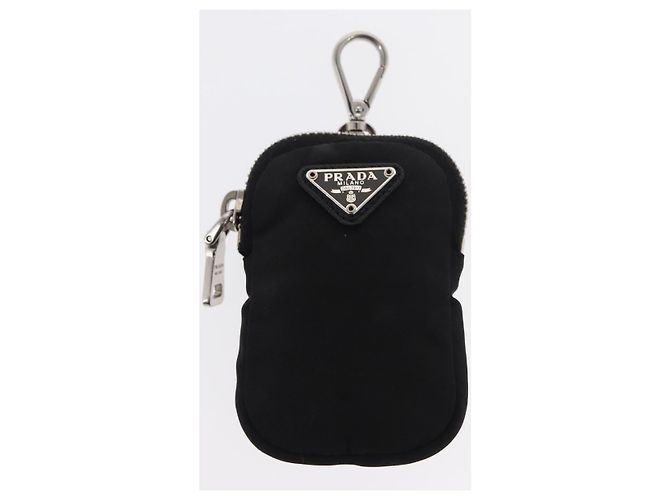 PRADA Re-Edition 2005 Borsa a Spalla Nylon 2in1 Nero Argento 1BH204 Auth 157130SAM - vista 25