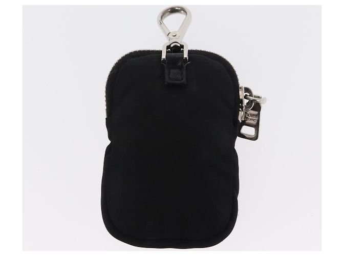 PRADA Re-Edition 2005 Borsa a Spalla Nylon 2in1 Nero Argento 1BH204 Auth 157130SAM - vista 26