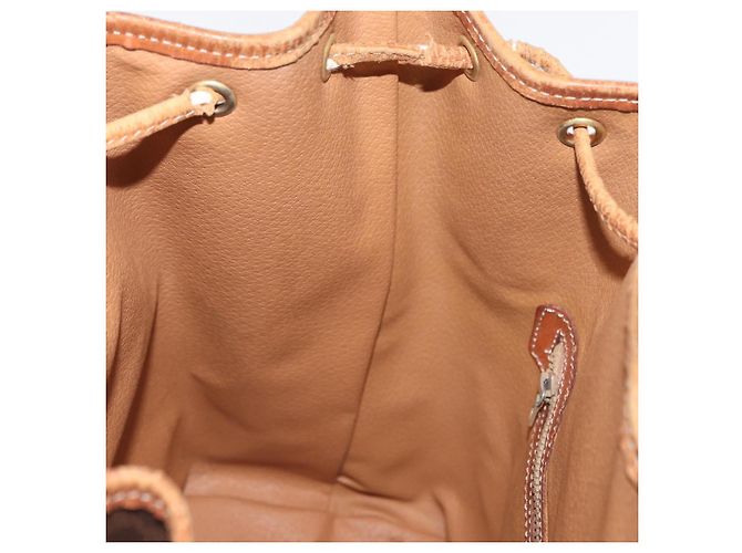 Céline Borsa a Spalla in Tela Macadam CELINE in Pelle PVC 2 in 1 Marrone Oro Auth ka784 D'oro - vista 23
