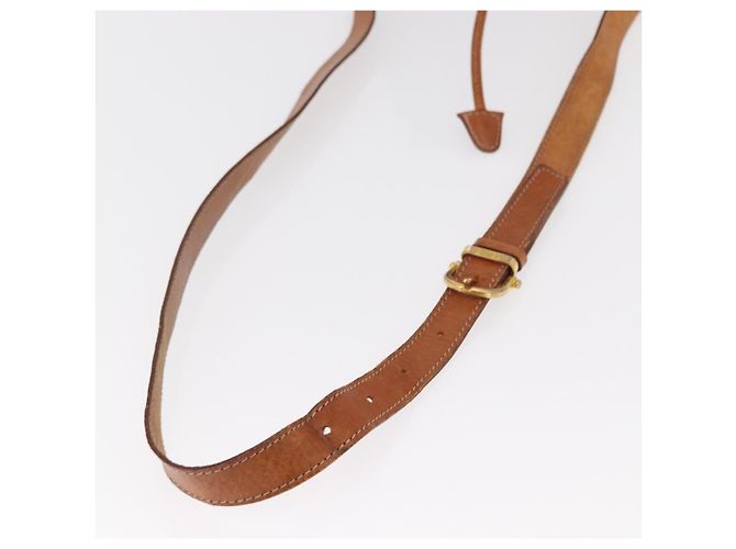 Céline Borsa a Spalla in Tela Macadam CELINE in Pelle PVC 2 in 1 Marrone Oro Auth ka784 D'oro - vista 7