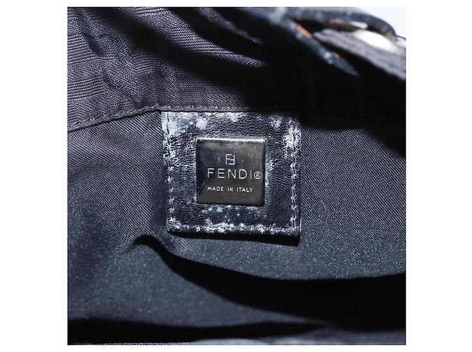 FENDI Zucca Canvas Handtasche Schwarz Auth ka757 - Ansicht 17
